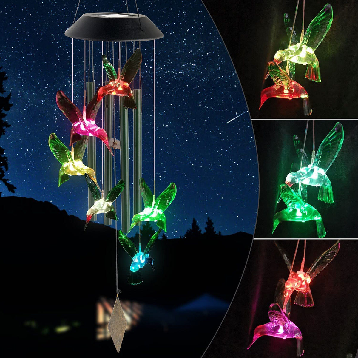 Solar Hummingbirds Chime