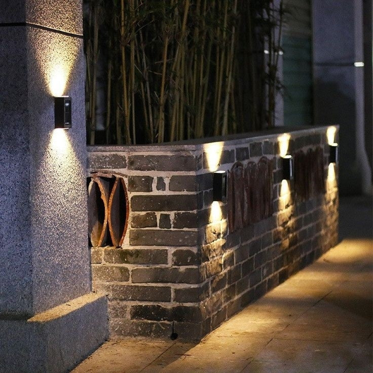 Solar Wall Light : Unique Up And Down Lights