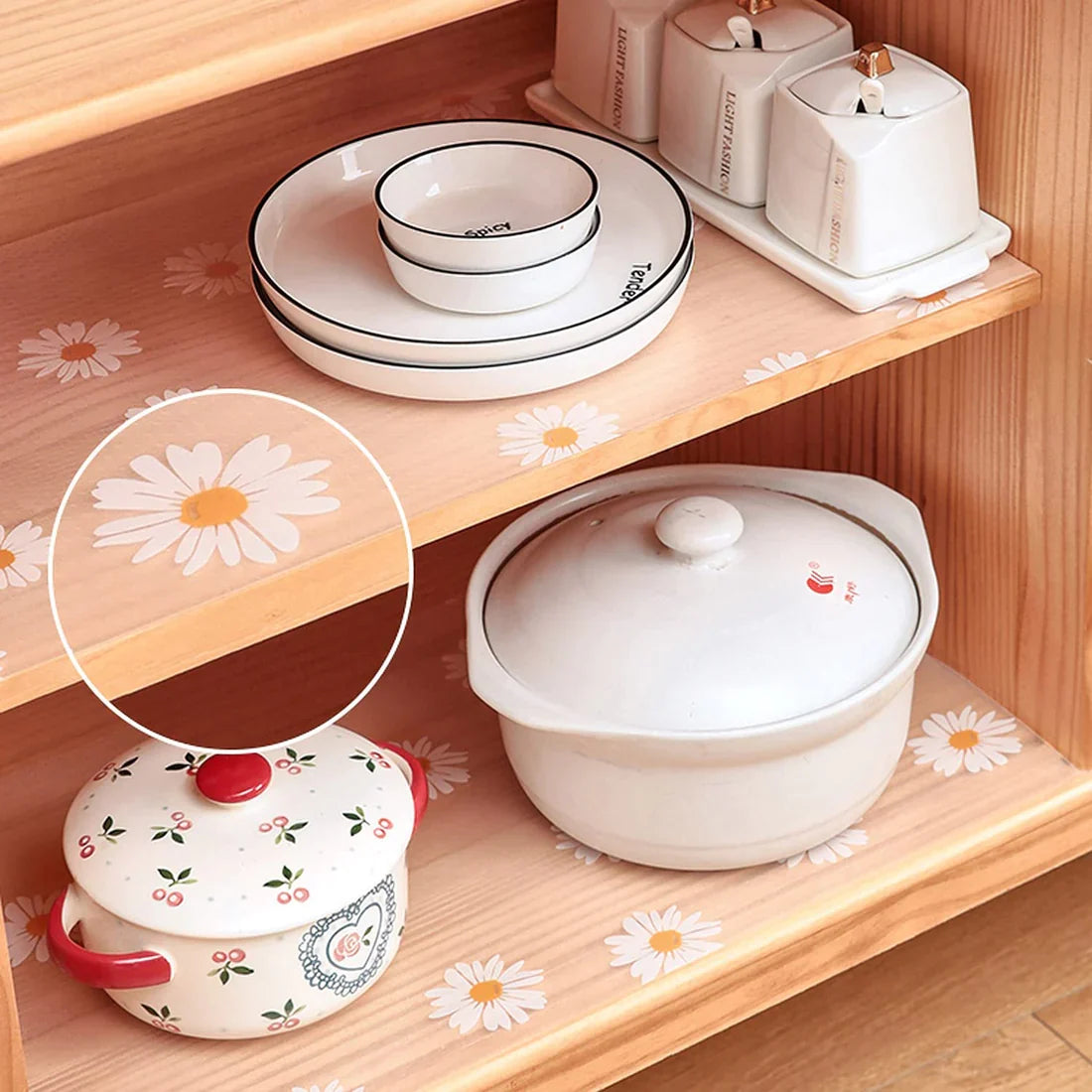 Water Proof Non-Slip Mat Roll for Kitchen, Fridge and draws (30*300 CM Roll)