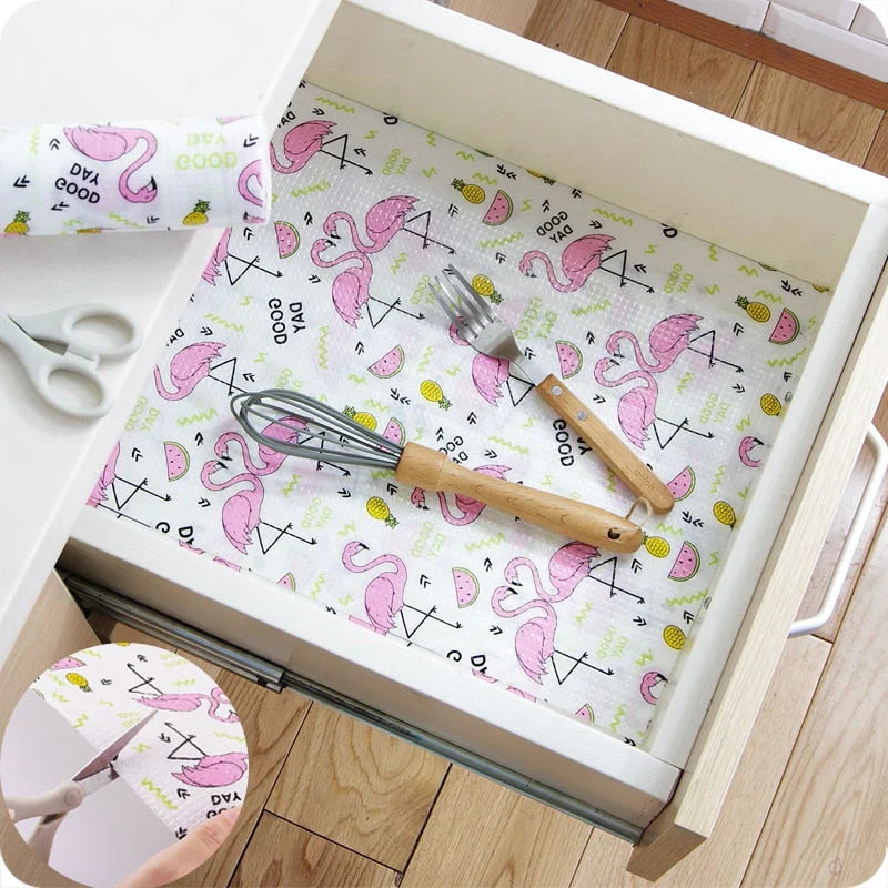 Water Proof Non-Slip Mat Roll for Kitchen, Fridge and draws (30*300 CM Roll)